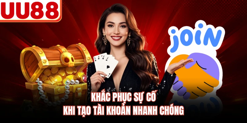 Khắc phục sự cố khi tạo tài khoản nhanh chóng